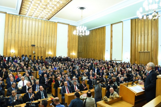 CHP Grup Toplantısından çarpıcı kareler 29