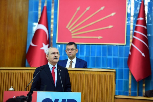 CHP Grup Toplantısından çarpıcı kareler 6