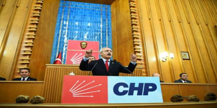 CHP Grup Toplantısından çarpıcı kareler
