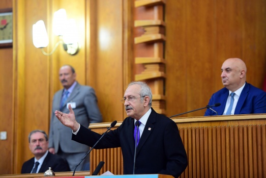 CHP Lideri Grup Toplantısında konuştu...İşte o kareler! 15