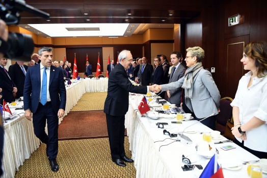 CHP Lideri, AB Ülkeleri Büyükelçileriyle buluştu 13
