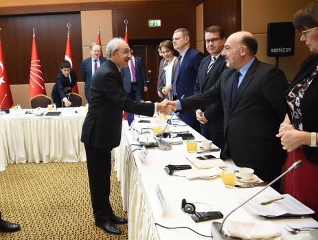 CHP Lideri, AB Ülkeleri Büyükelçileriyle buluştu 14