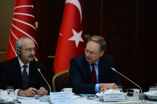 CHP Lideri, AB Ülkeleri Büyükelçileriyle buluştu 2