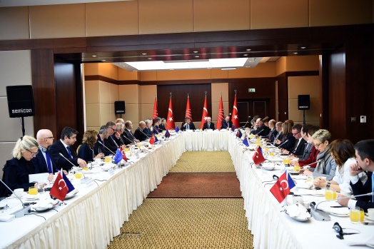CHP Lideri, AB Ülkeleri Büyükelçileriyle buluştu 23