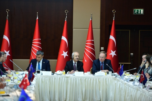 CHP Lideri, AB Ülkeleri Büyükelçileriyle buluştu 3
