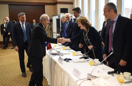 CHP Lideri, AB Ülkeleri Büyükelçileriyle buluştu 6