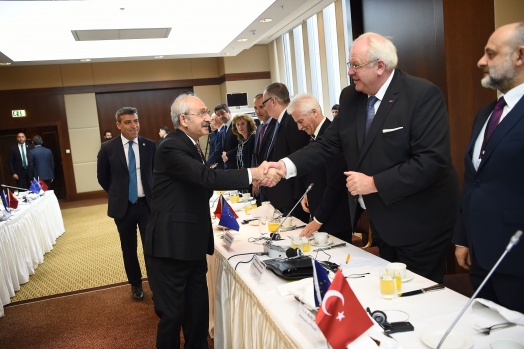 CHP Lideri, AB Ülkeleri Büyükelçileriyle buluştu 8
