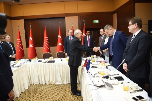 CHP Lideri, AB Ülkeleri Büyükelçileriyle buluştu 9