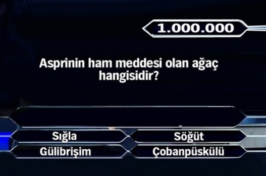 1 Milyonluk 11 final sorusu 19