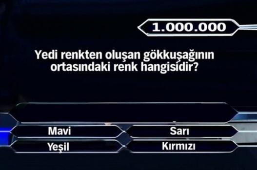 1 Milyonluk 11 final sorusu 4