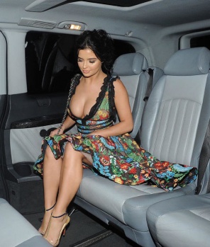 Demi Rose yeni yaşına çiçekli elbisesiyle girdi 2