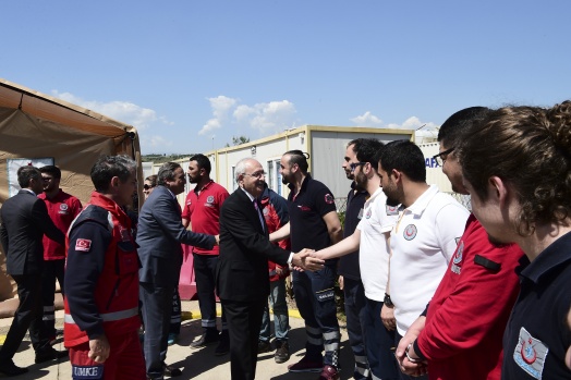 CHP liderinden Sakız Karakolu'na ziyaret 2