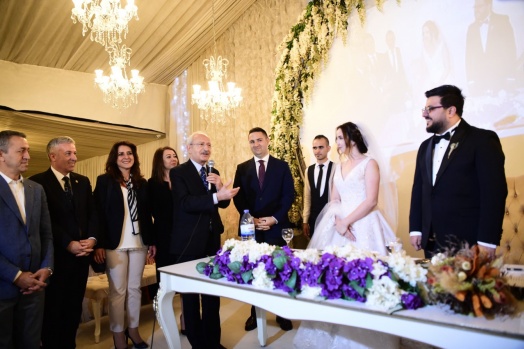 Kılıçdaroğlu Kayseri'de nikah törenine katıldı 7