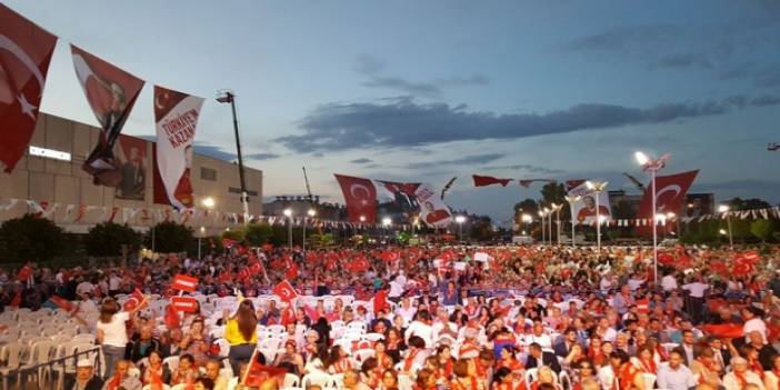 Antalya sokaklarında Muharrem İnce izdihamı