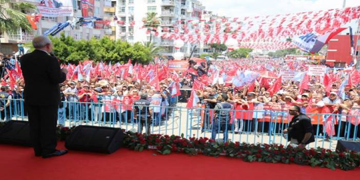 Kılıçdaroğlu Mersinlilere konuştu