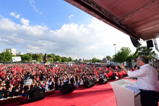 Konya'da Muharrem İnce coşkusu 2