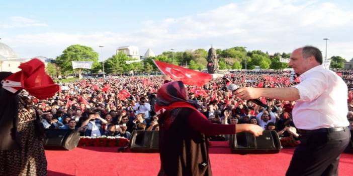 Konya'da Muharrem İnce coşkusu