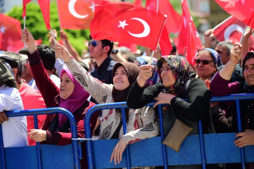 Aksaray miting fotoğrafları 13
