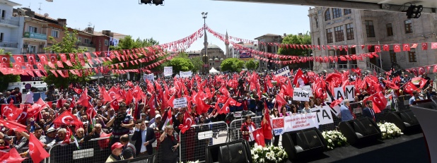 Aksaray miting fotoğrafları 14