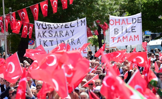 Aksaray miting fotoğrafları 15