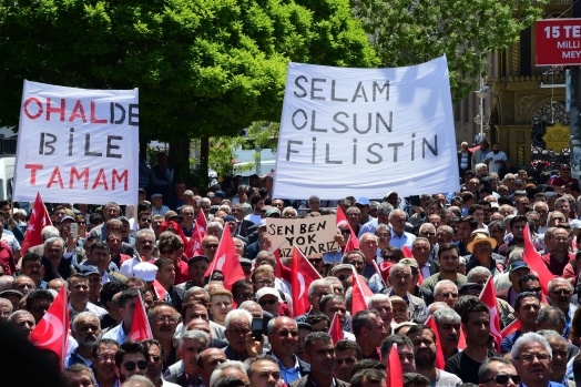 Aksaray miting fotoğrafları 22