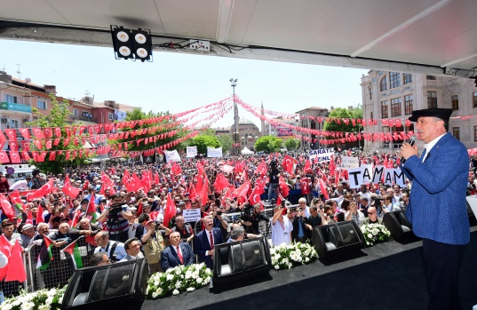 Aksaray miting fotoğrafları 24