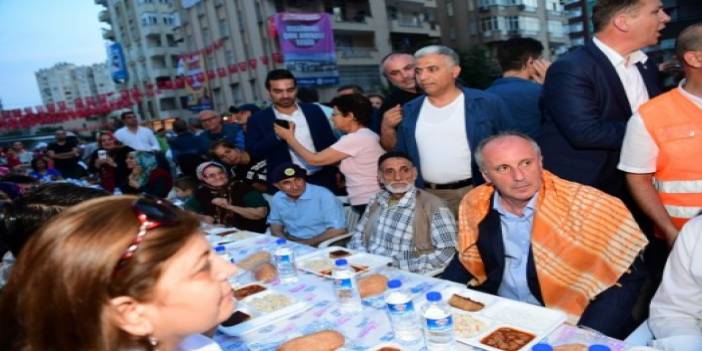 Muharrem İnce Seyhan'da iftara katıldı