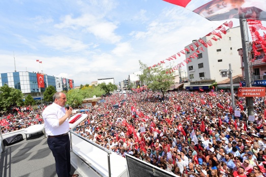 Muharrem İnce Menderes'te coşkuyla karşılandı 7