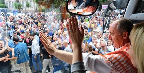 Muharrem İnce'ye Bergama'da coşkulu karşılama 6