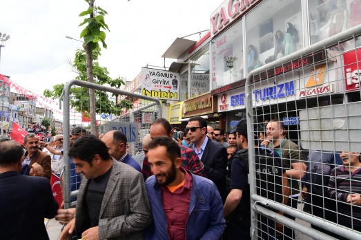 Muharrem İnce'ye Van'da coşkulu karşılama 1