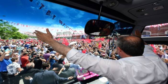Muharrem İnce'ye Batıkent'te coşkulu karşılama