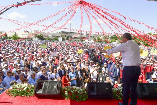 Muharrem İnce'nin Şanlıurfa Mitingi'nden renkli kareler 6