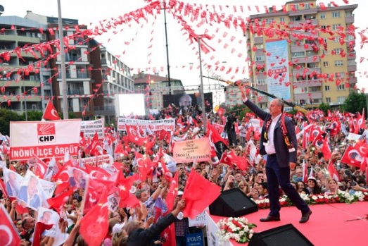 Muharrem İnce'nin Eskişehir mitinginde coşkulu kalabalık! 4