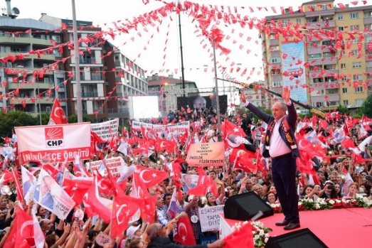 Muharrem İnce'nin Eskişehir mitinginde coşkulu kalabalık! 9