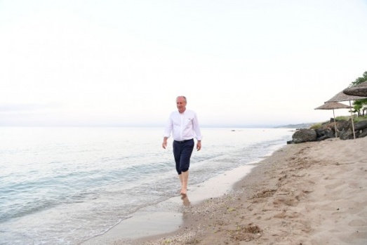 Muharrem İnce'den deniz kenarında muhteşem kareler 5