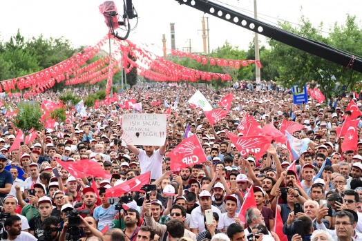 Diyarbakır'da Muharrem İnce izdihamı 2