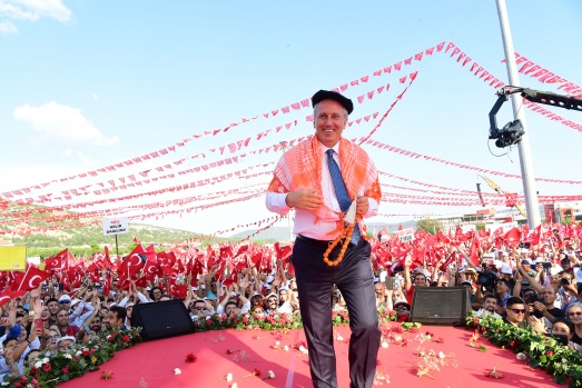 Muharrem İnce'nin Muğla mitinginde coşkulu kalabalık 5