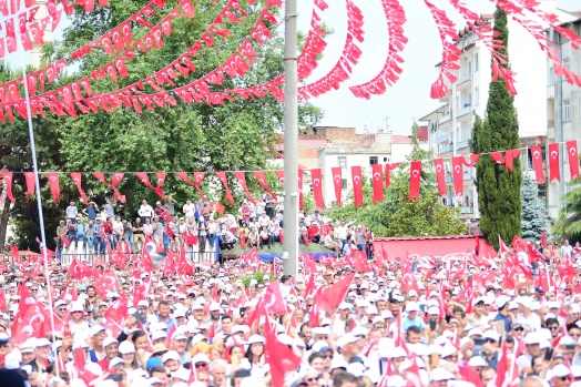 Muharrem İnce'nin Ordu mitinginde coşkulu kalabalık 4