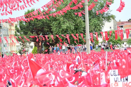 Muharrem İnce'nin Ordu mitinginde coşkulu kalabalık 7