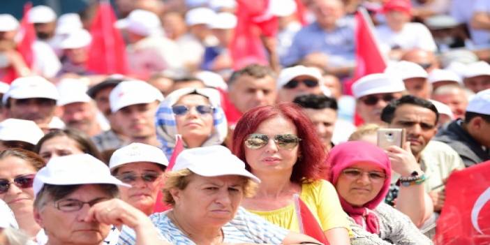 Muharrem İnce'nin Ordu mitinginde coşkulu kalabalık