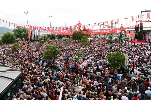 Giresun'da Muharrem İnce coşkusu 4