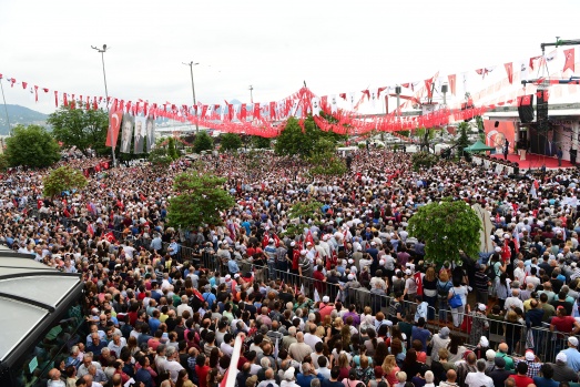 Giresun'da Muharrem İnce coşkusu 7