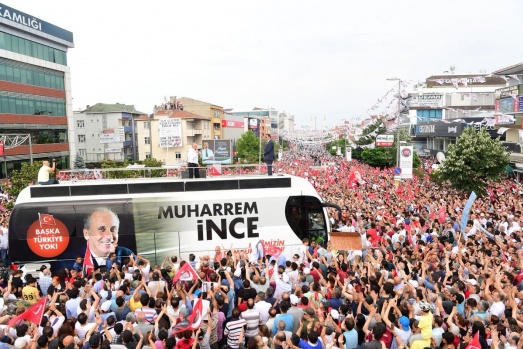 Sancaktepe'de Muharrem İnce coşkusu 2