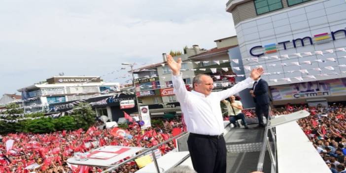 Sancaktepe'de Muharrem İnce coşkusu