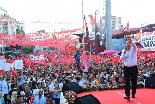 Muharrem İnce'nin Mersin mitinginde izdiham 7