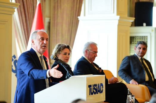 Muharrem İnce TÜSİAD ziyaret 1