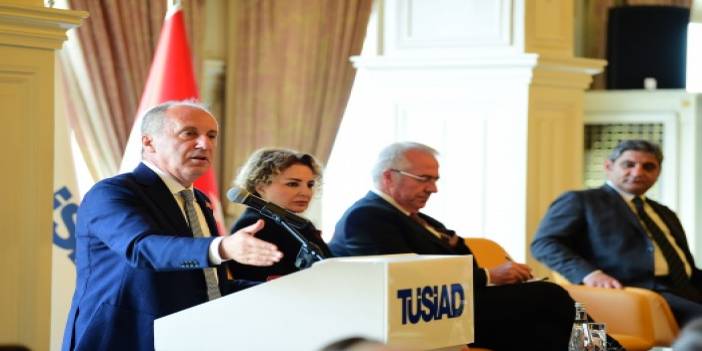 Muharrem İnce TÜSİAD ziyaret
