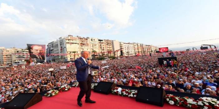 İzmir'de Muharrem İnce izdihamı