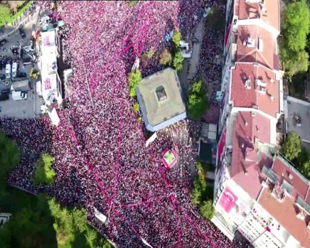 Muharrem İnce'nin Ankara mitinginden renkli kareler 4