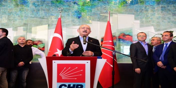 CHP lideri Kılıçdaroğlu'nun basın açıklaması